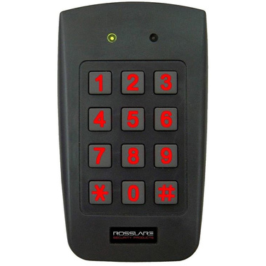 Rosslare AYC-F54 3x4 PIN Keypad / Reader, Wiegand or Relay out, Backlit, IP65 - Convertible