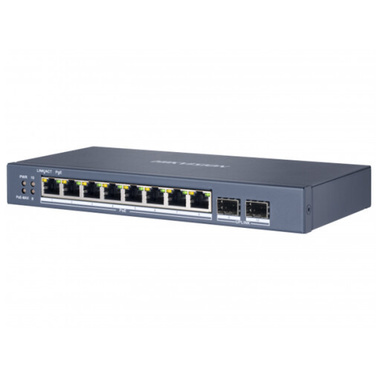 Hikvision DS-3E1510P-SI 8 Port Web Managed PoE Switch, 8x1000M, 2xGBIC