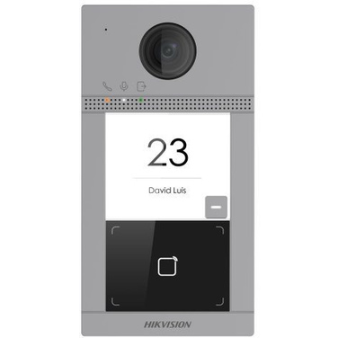 Hikvision DS-KV8113-WME1 1 Button Metal Villa Door Station Flush Mount