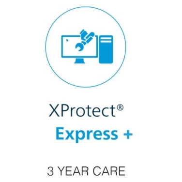 Milestone xProtect Three Year Care Plus Subscription For Express+ Device License