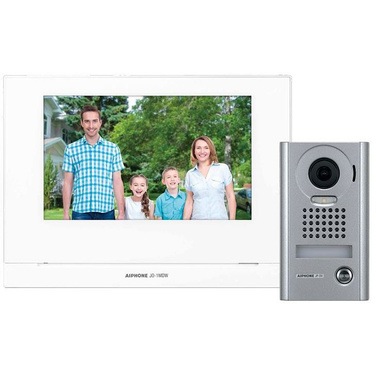 Aiphone JO 7 Video Intercom Kit, WiFi, Vandal Door Station, Surface Mount