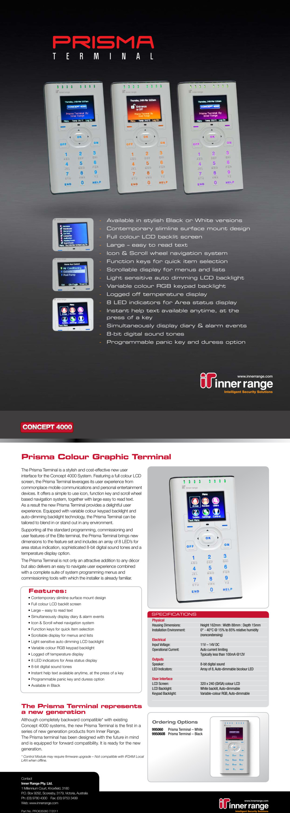 Integriti Prisma Terminal, White 0