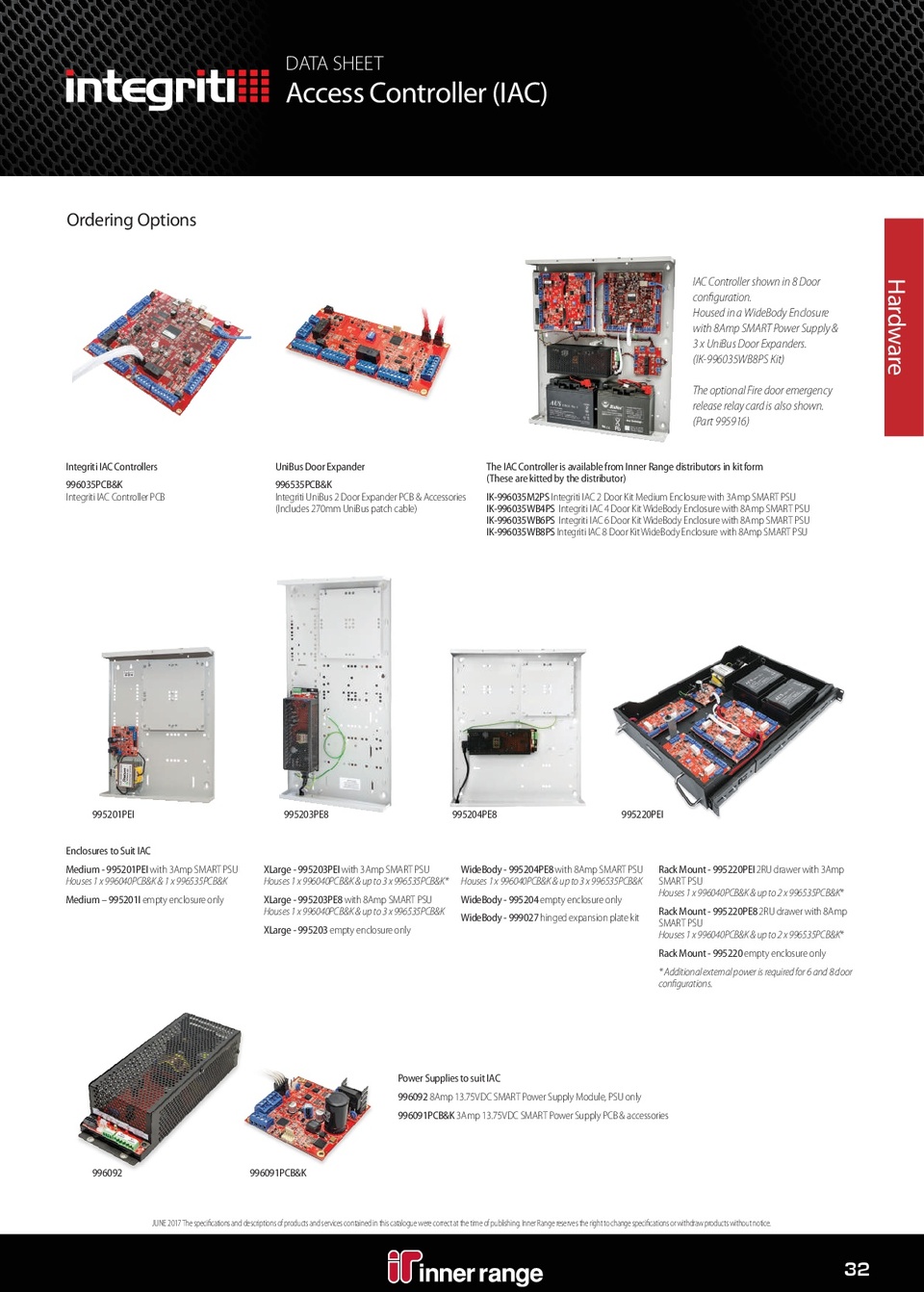 Integriti IAC (Intelligent Access Control) Controller PCB & Kit 3