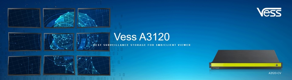 Promise Vess A3120 With 4 x 8TB Surveillance Hard Drives 0