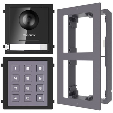Hikvision 2nd Gen IP Intercom Kit, Door Station, Keypad Module & Surface Gang Box