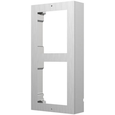 Hikvision DS-KD-ACW2/S 2nd Gen Stainless Steel Door Station Surface Mount Gang Box - 2 Module