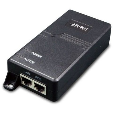 Planet Single Port Ultra PoE Injector, 10/100/1000Mbps, 60W