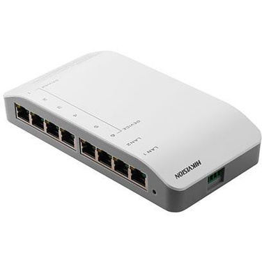 Hikvision DS-KAD606-P 8 Port Distributor (6 x Adaptive 10/100 Mbps Ports For Powered Devices)