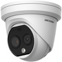 Hikvision DS-2TD1217-2/QA 4MP Thermal & Optical Bi-Spectrum Network Turret Camera with 2mm Lens