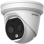 Hikvision DS-2TD1217-6/PA Thermal & Optical Bi-Spectrum Network Turret Camera 8.0mm Optical Lens